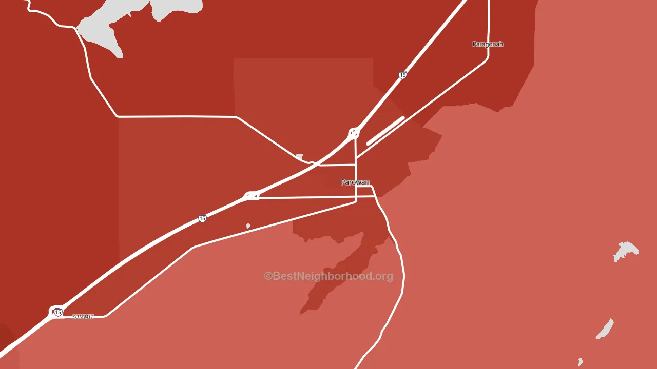84761, UT block-group political-lean map