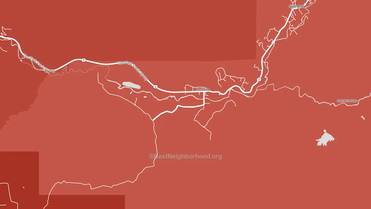 84763, UT block-group political-lean map