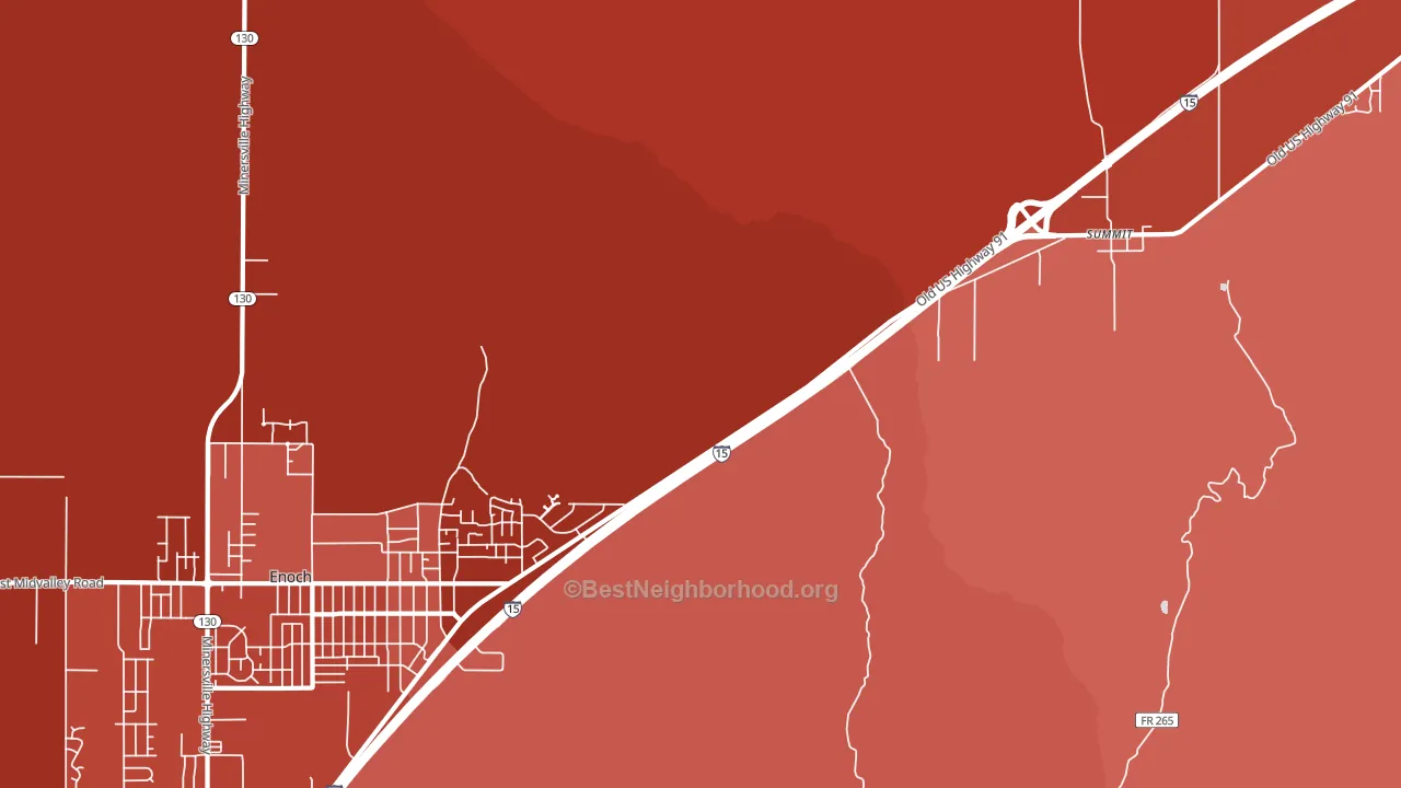 84772, UT block-group political-lean map