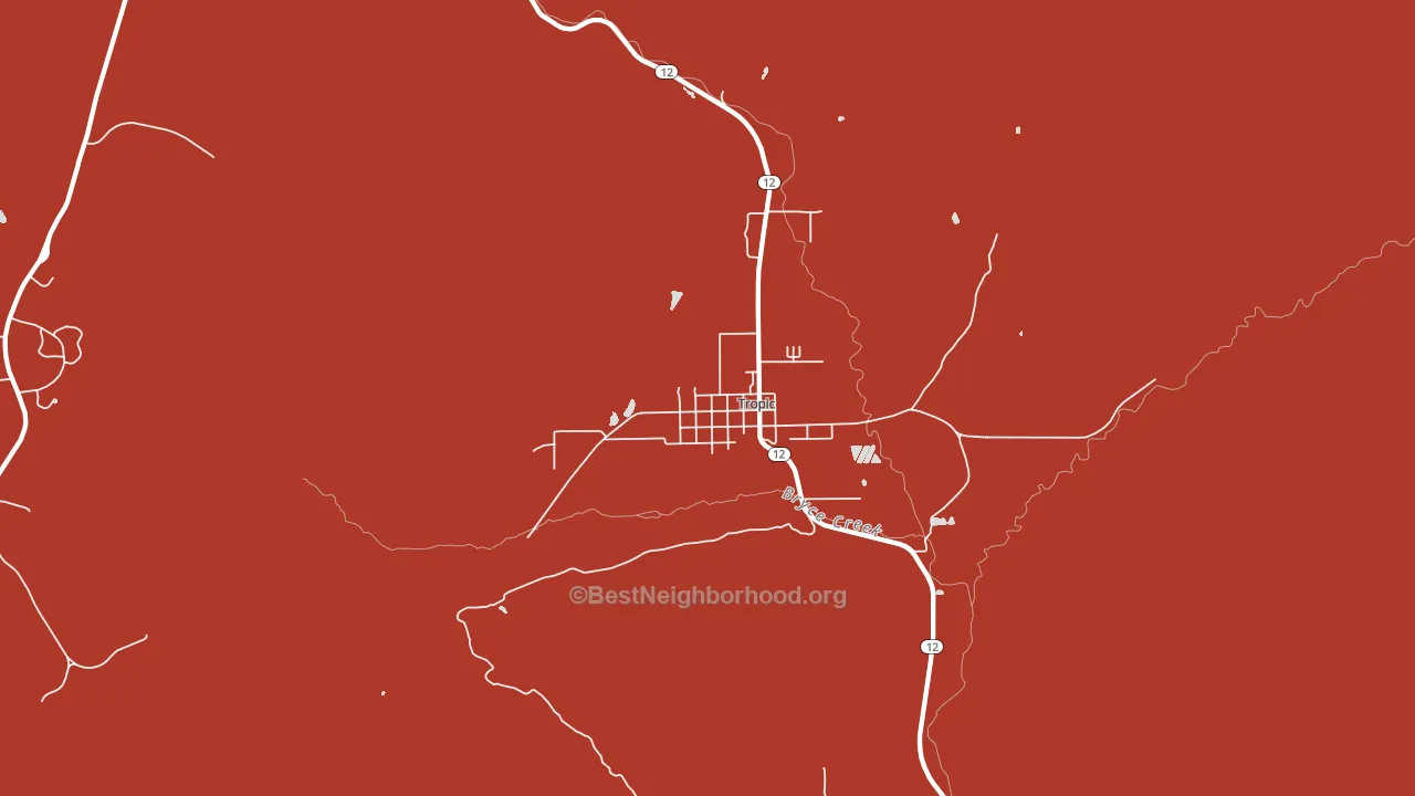 84776, UT block-group political-lean map