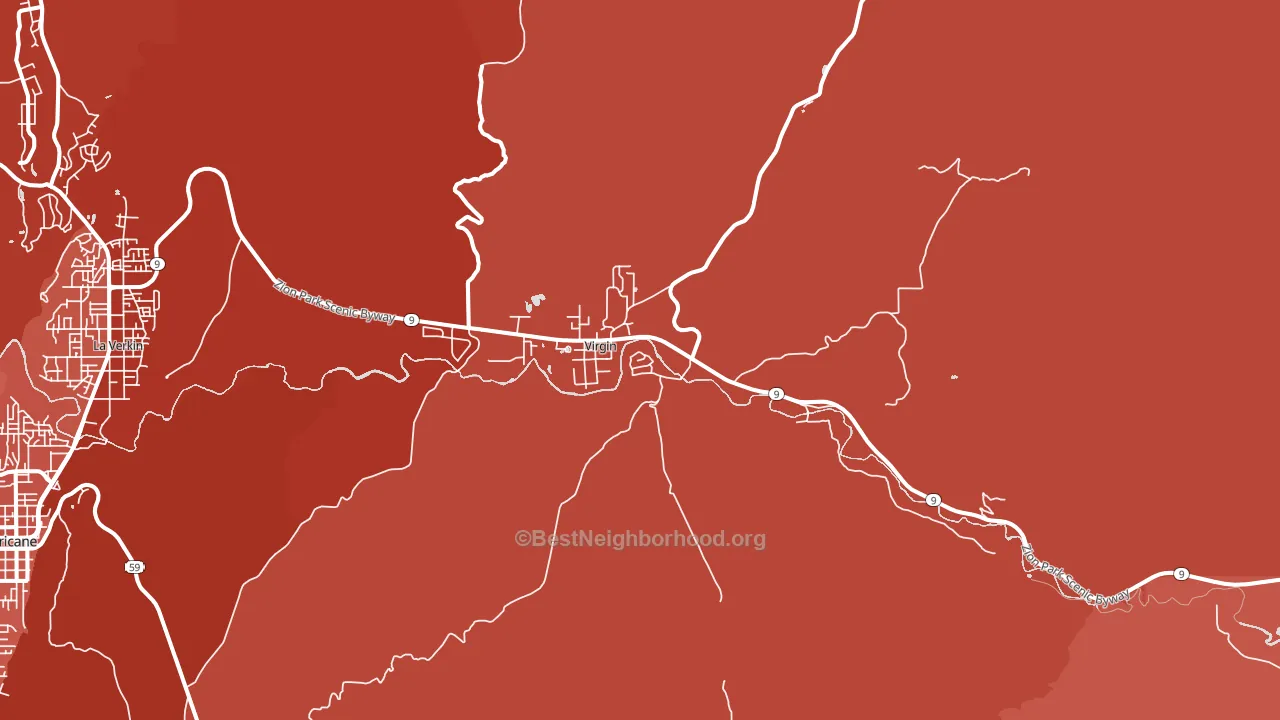 84779, UT block-group political-lean map
