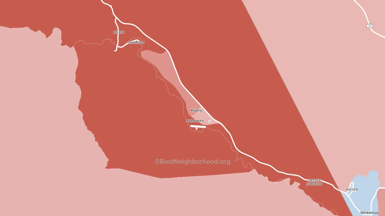85137, AZ block-group political-lean map