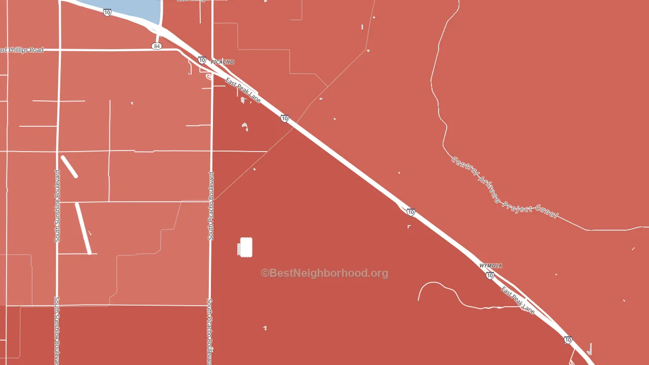 85141, AZ block-group political-lean map