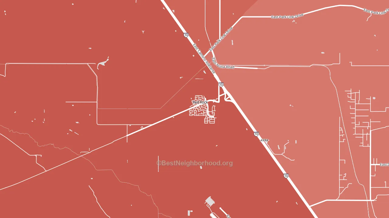 85145, AZ block-group political-lean map