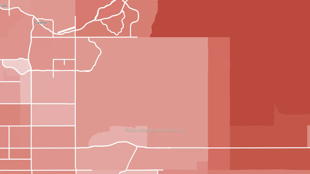 85262, AZ block-group political-lean map
