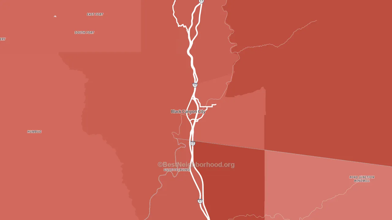 85324, AZ block-group political-lean map