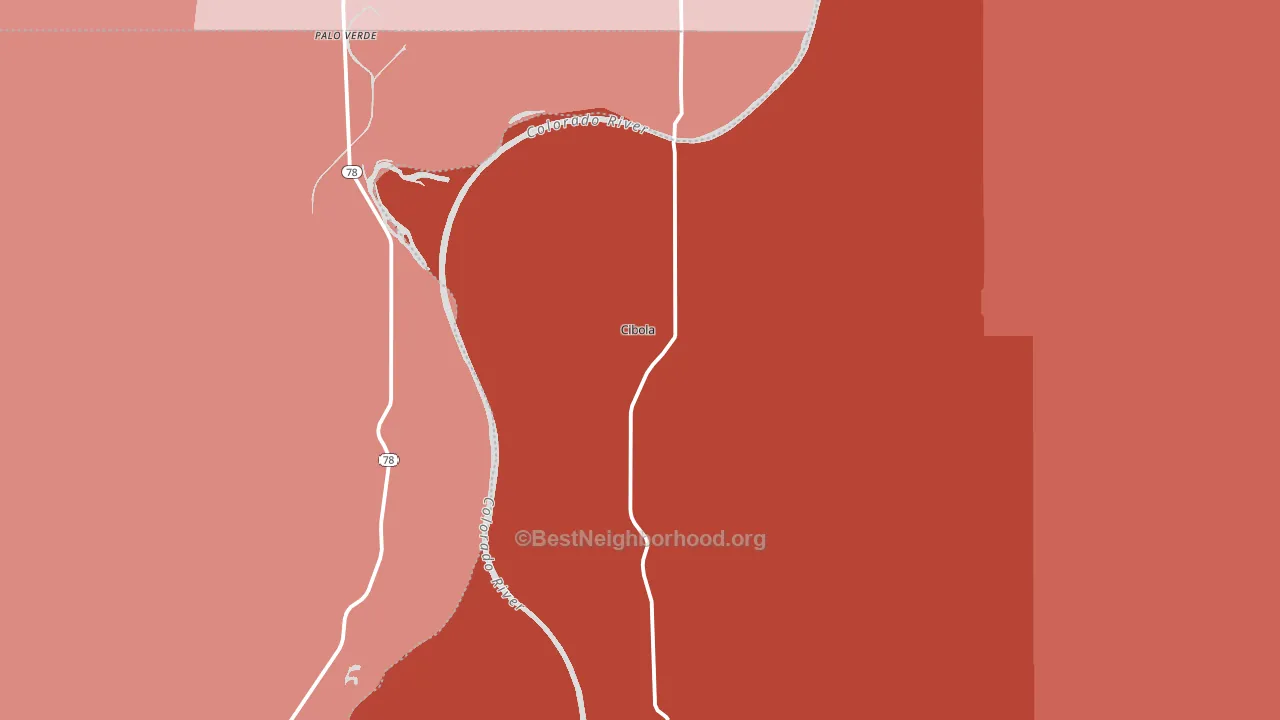 85328, AZ block-group political-lean map