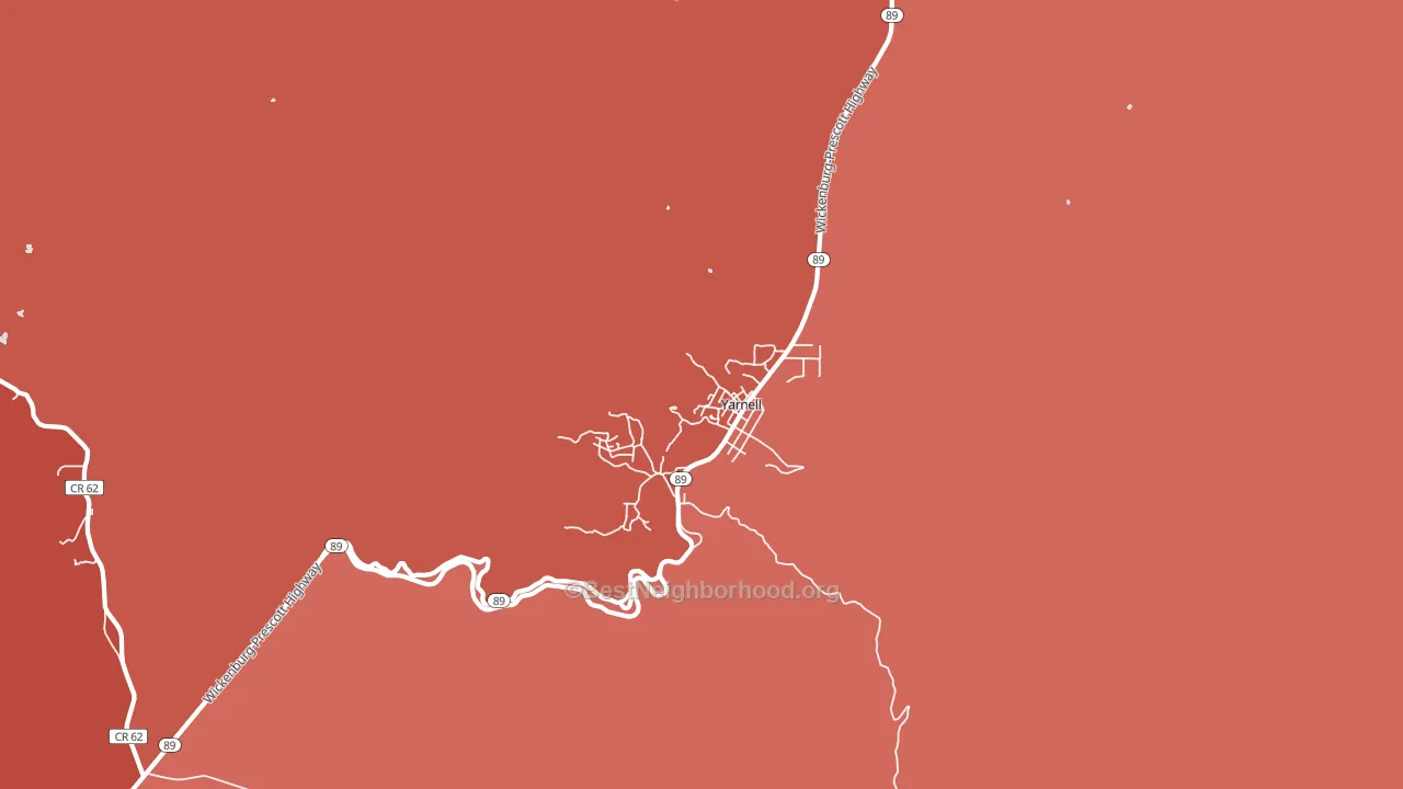 85362, AZ block-group political-lean map