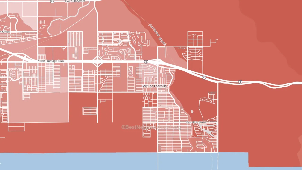 85367, AZ block-group political-lean map