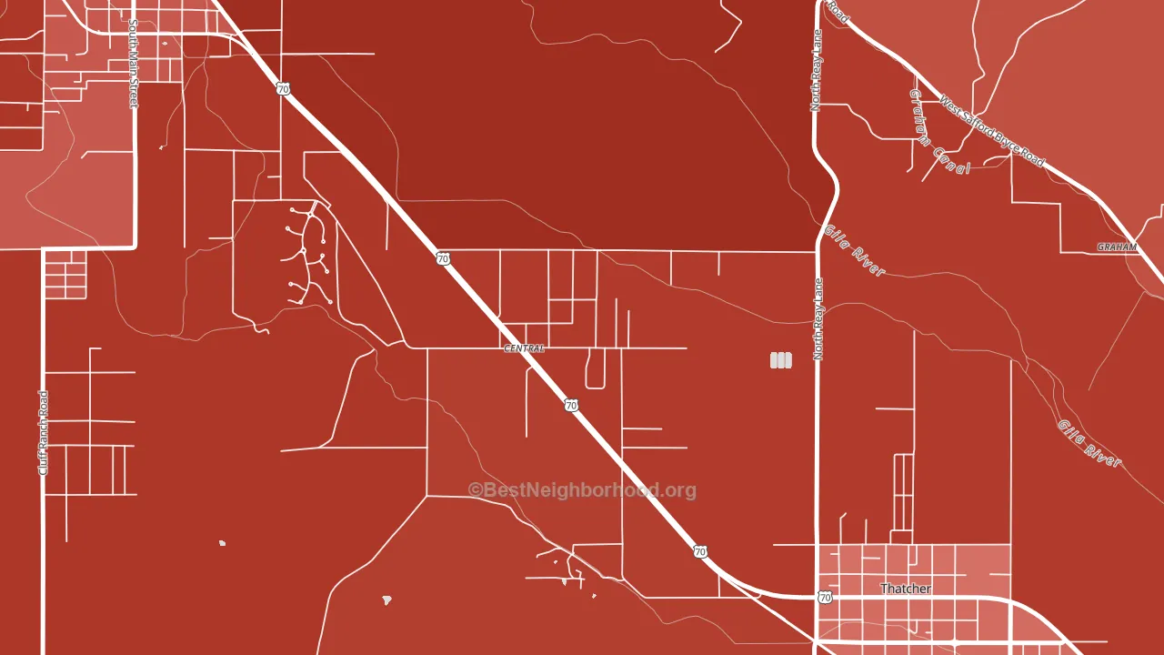 85531, AZ block-group political-lean map