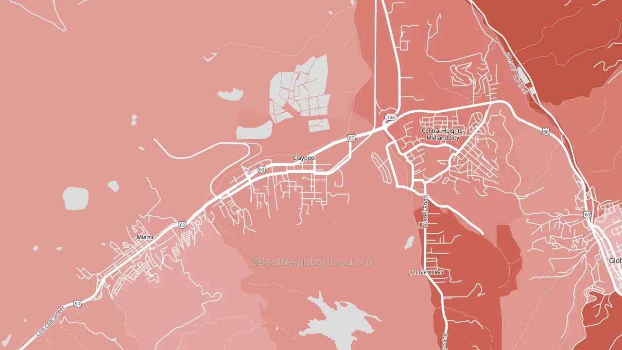 85532, AZ block-group political-lean map