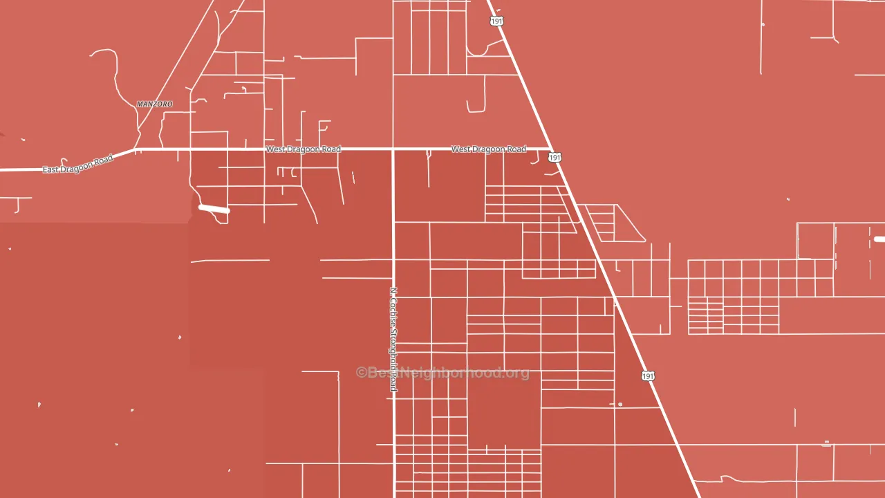 85606, AZ block-group political-lean map