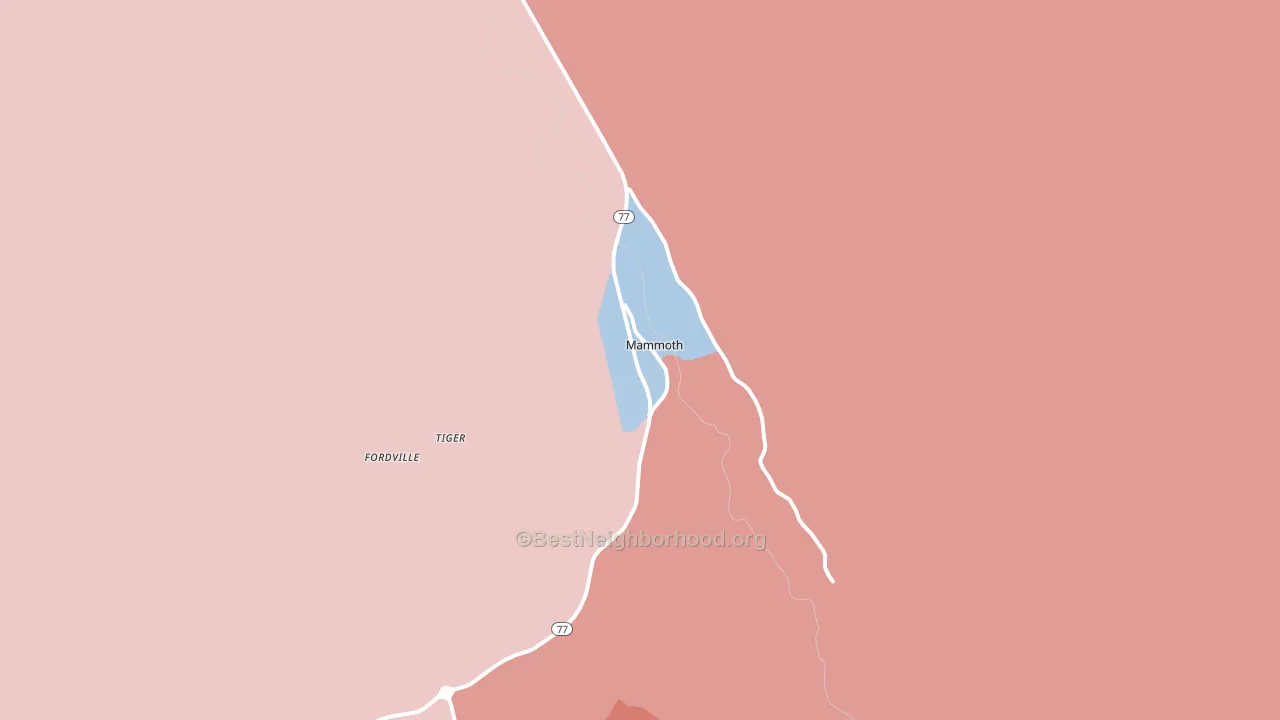 85618, AZ block-group political-lean map