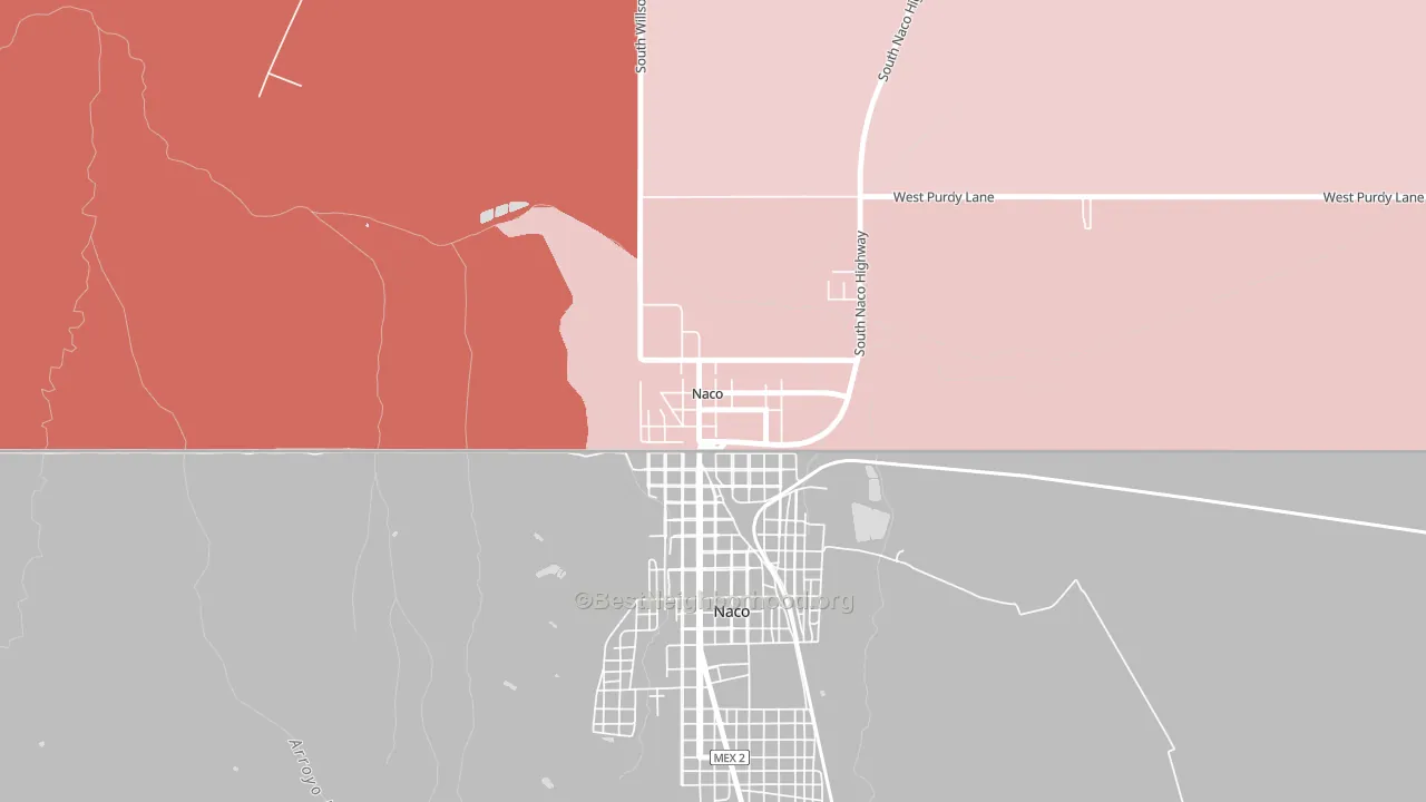 85620, AZ block-group political-lean map