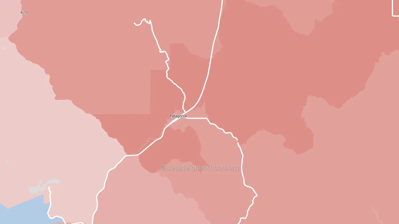 85624, AZ block-group political-lean map