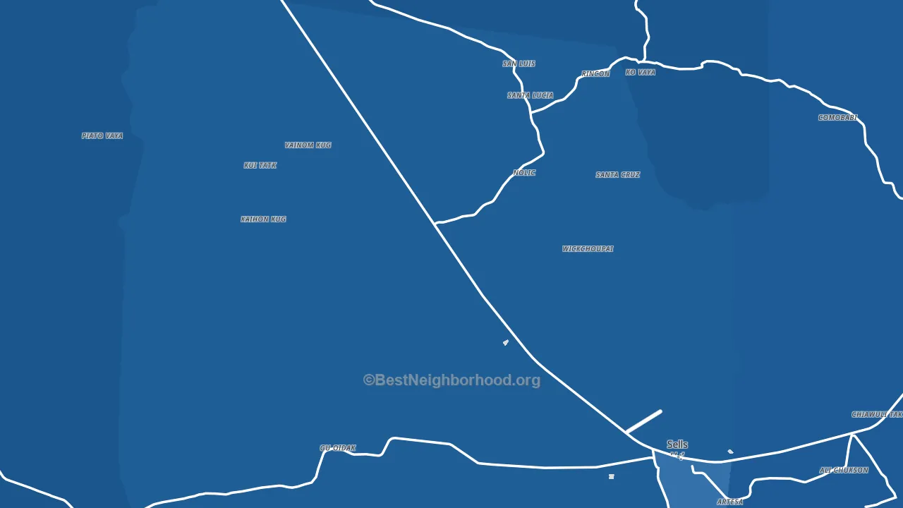 85634, AZ block-group political-lean map