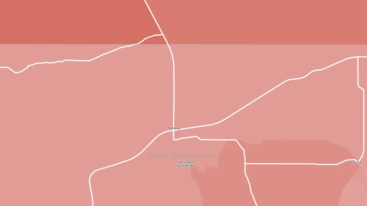 85637, AZ block-group political-lean map