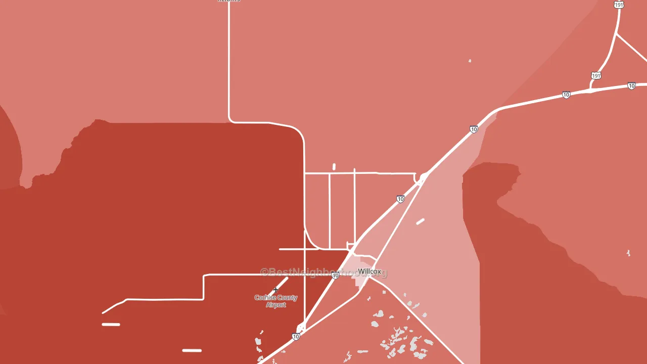 85643, AZ block-group political-lean map