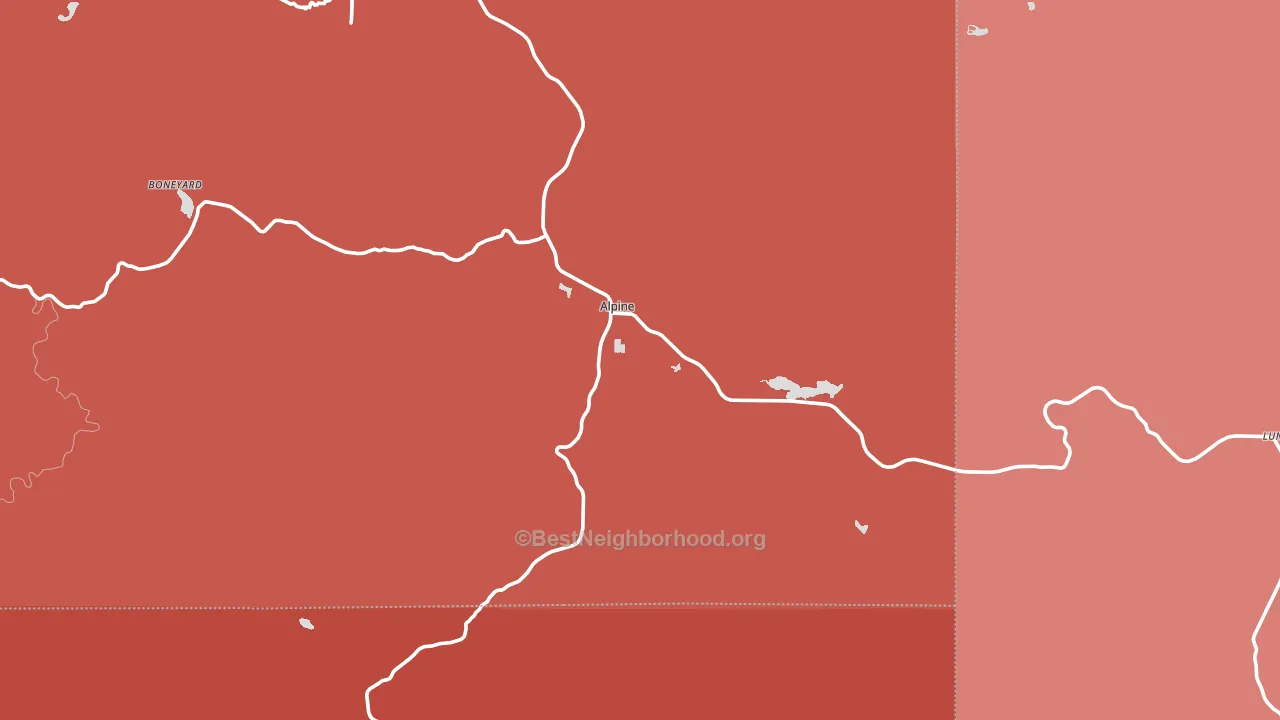 85920, AZ block-group political-lean map