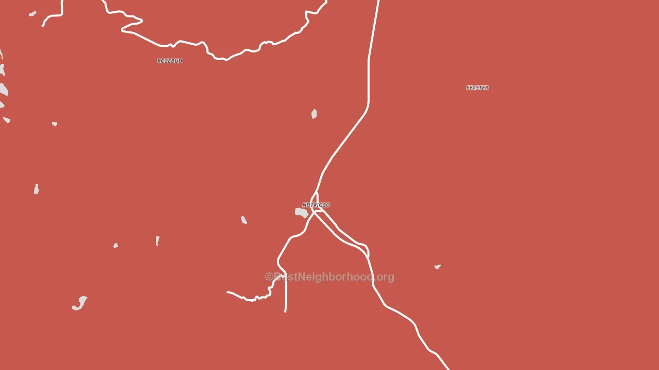 85932, AZ block-group political-lean map