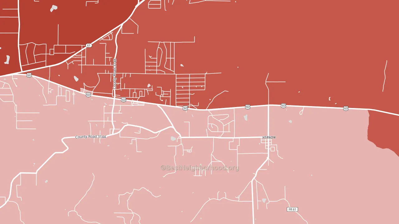 85940, AZ block-group political-lean map