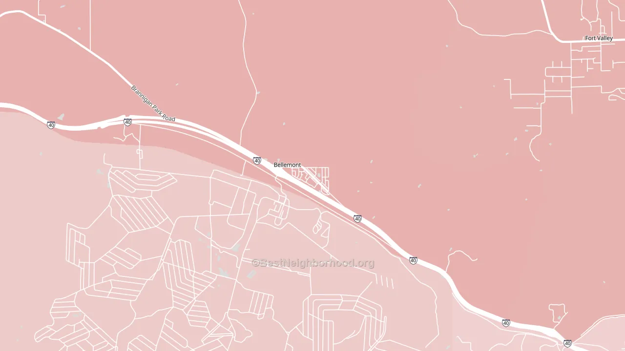 86015, AZ block-group political-lean map