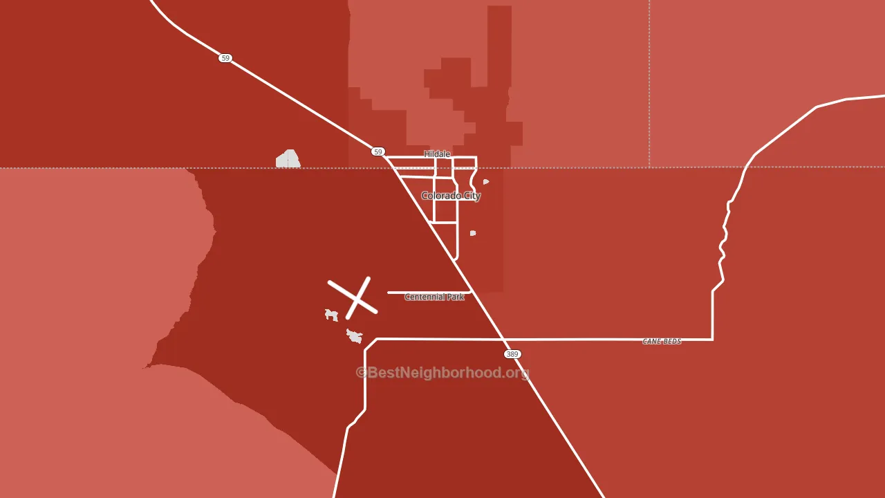 86021, AZ block-group political-lean map