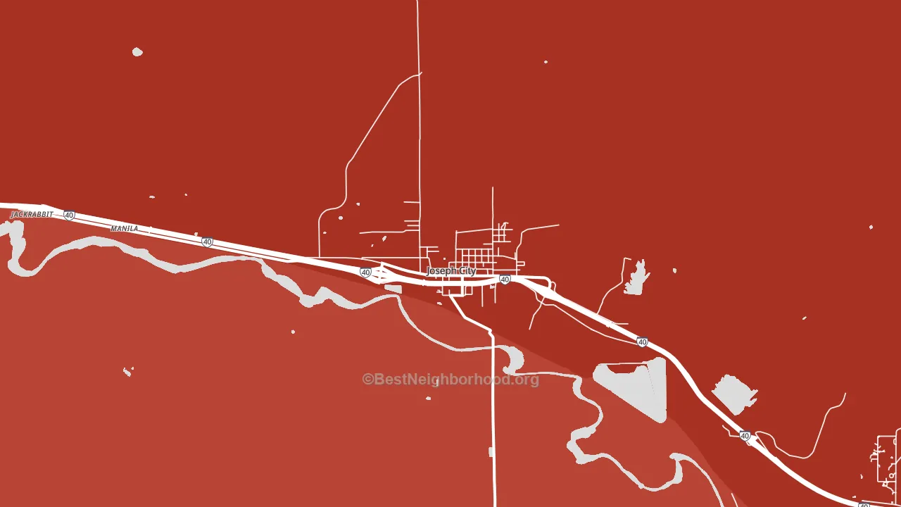 86032, AZ block-group political-lean map