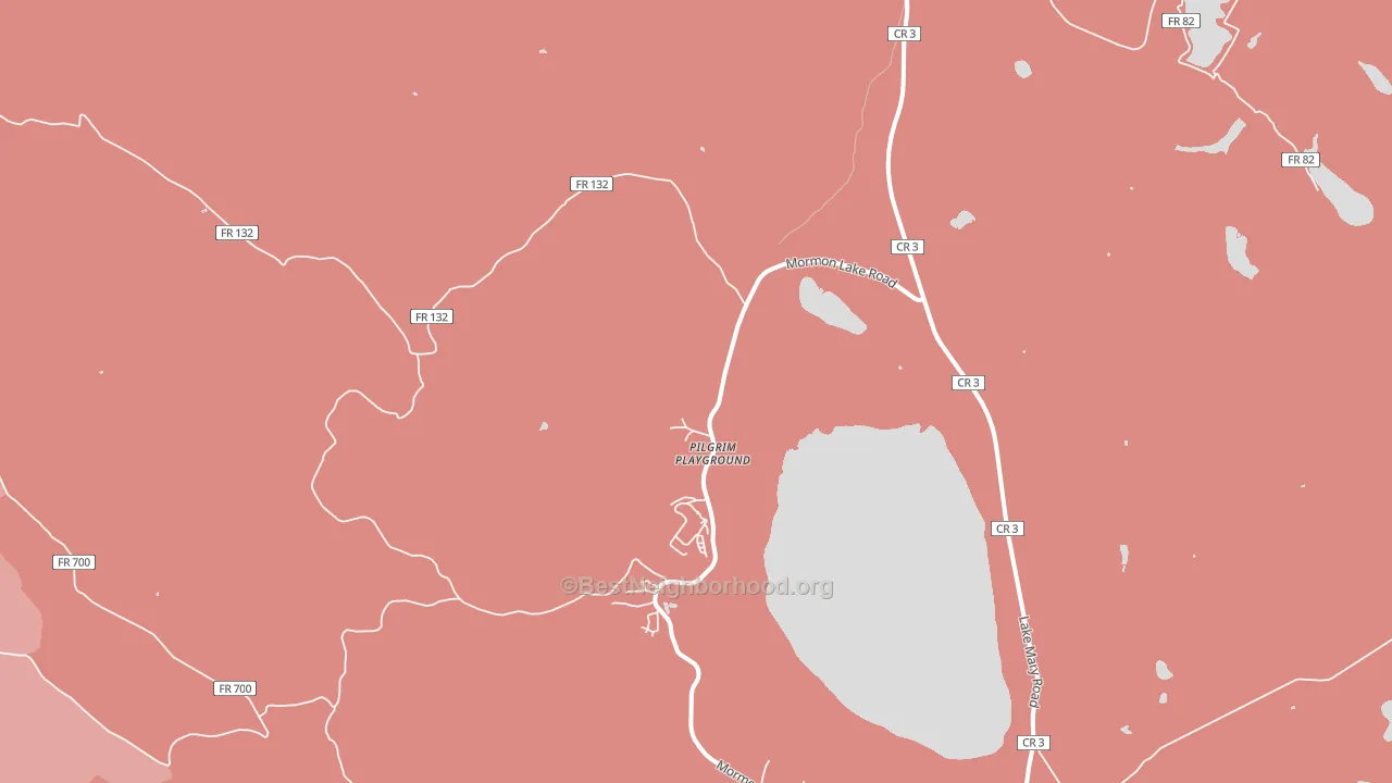 86038, AZ block-group political-lean map