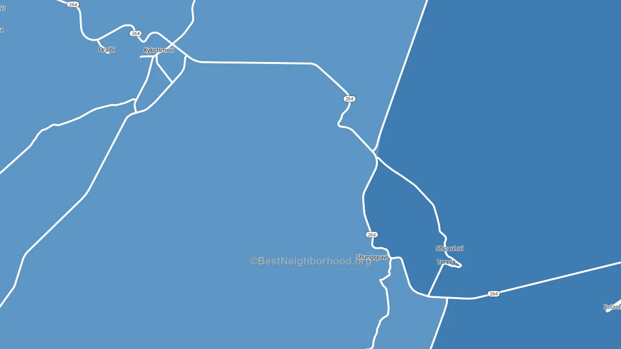 86043, AZ block-group political-lean map