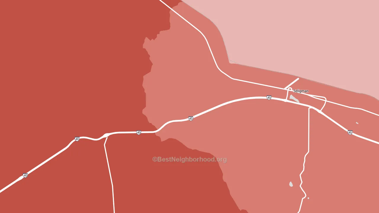 86337, AZ block-group political-lean map