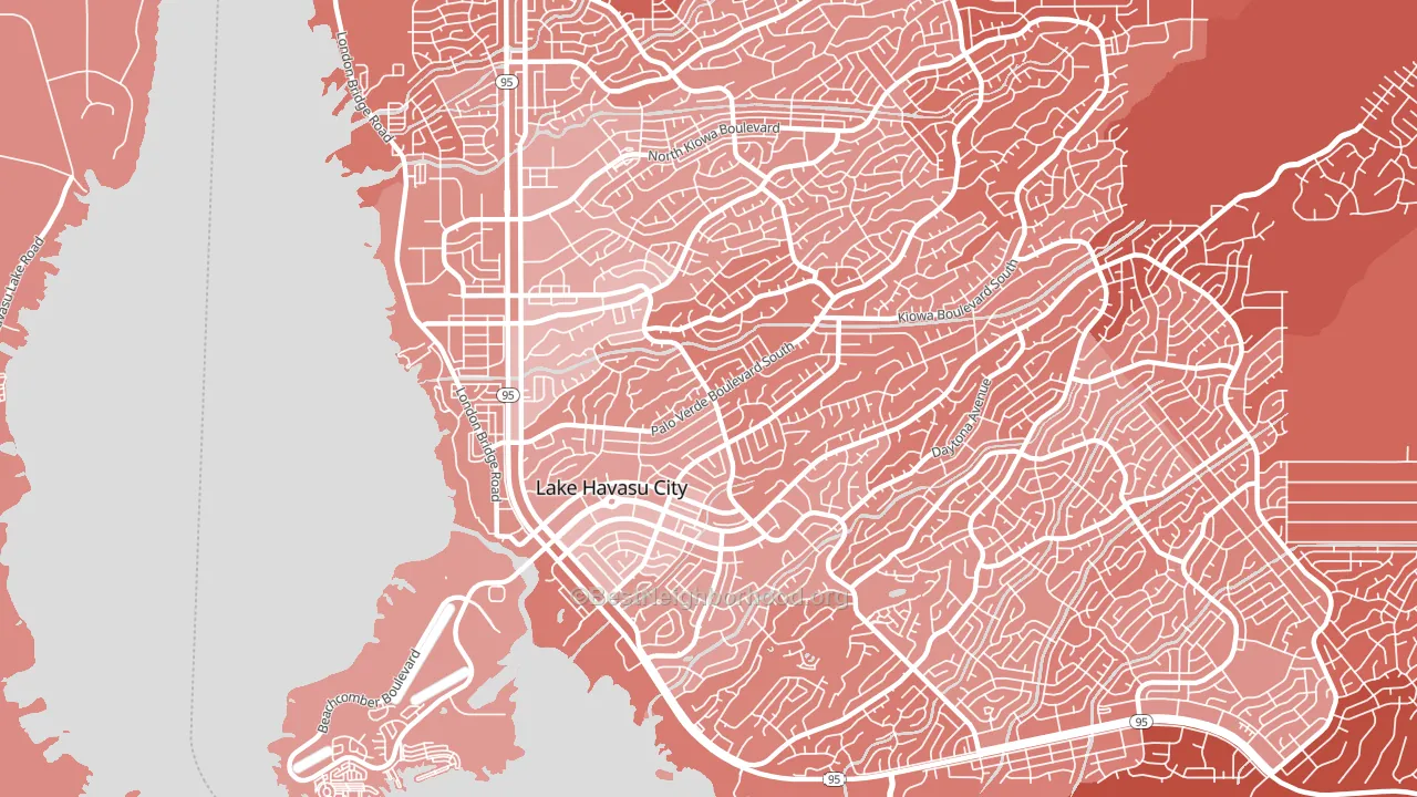 86403, AZ block-group political-lean map