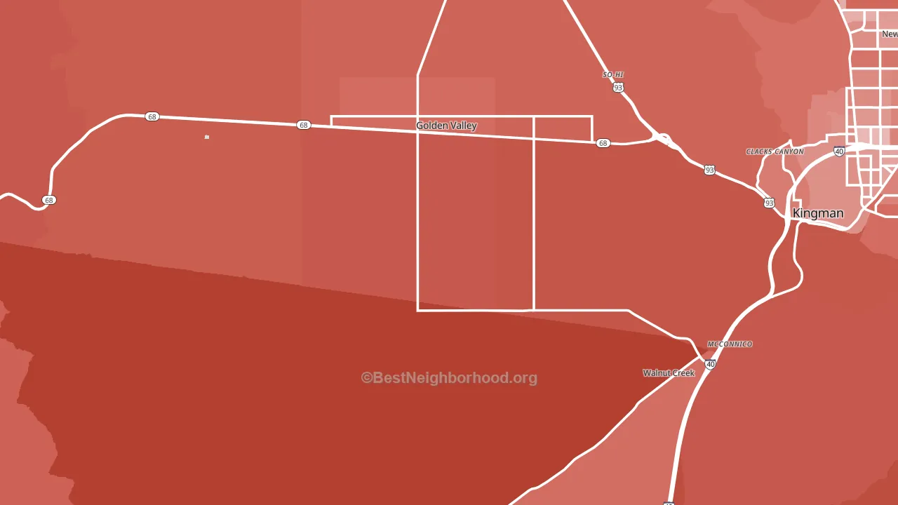 86413, AZ block-group political-lean map