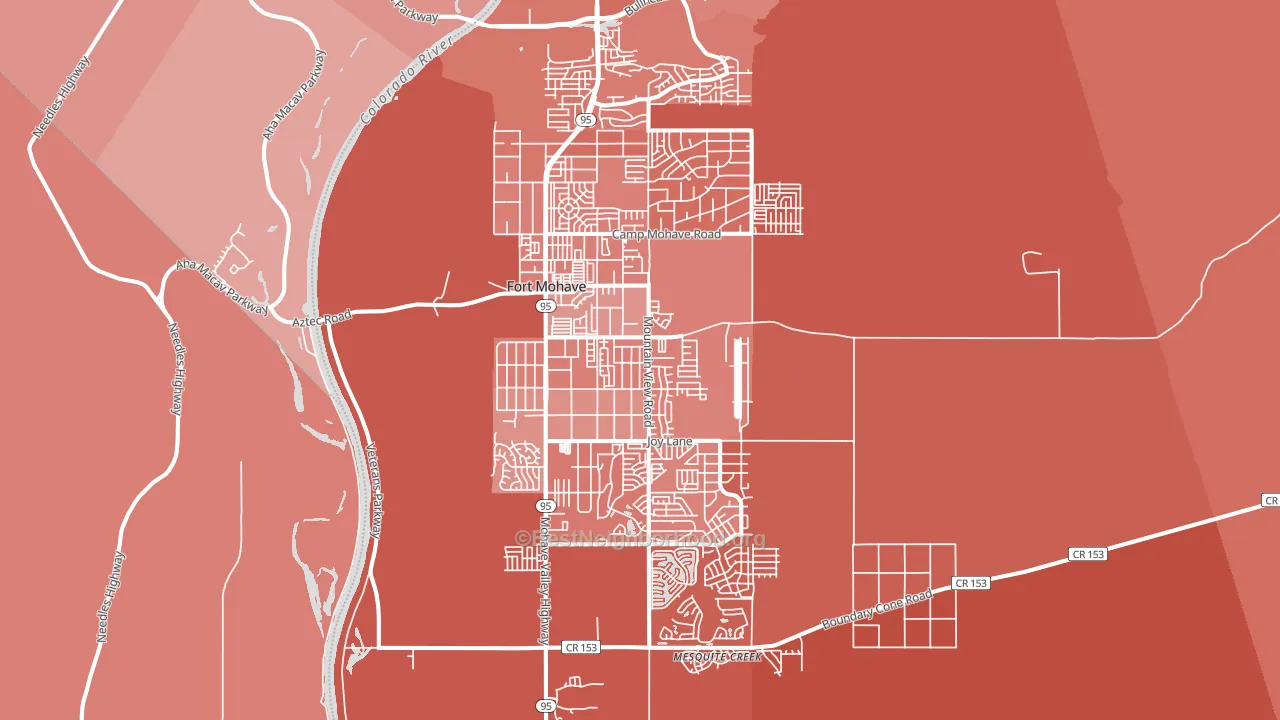 86426, AZ block-group political-lean map