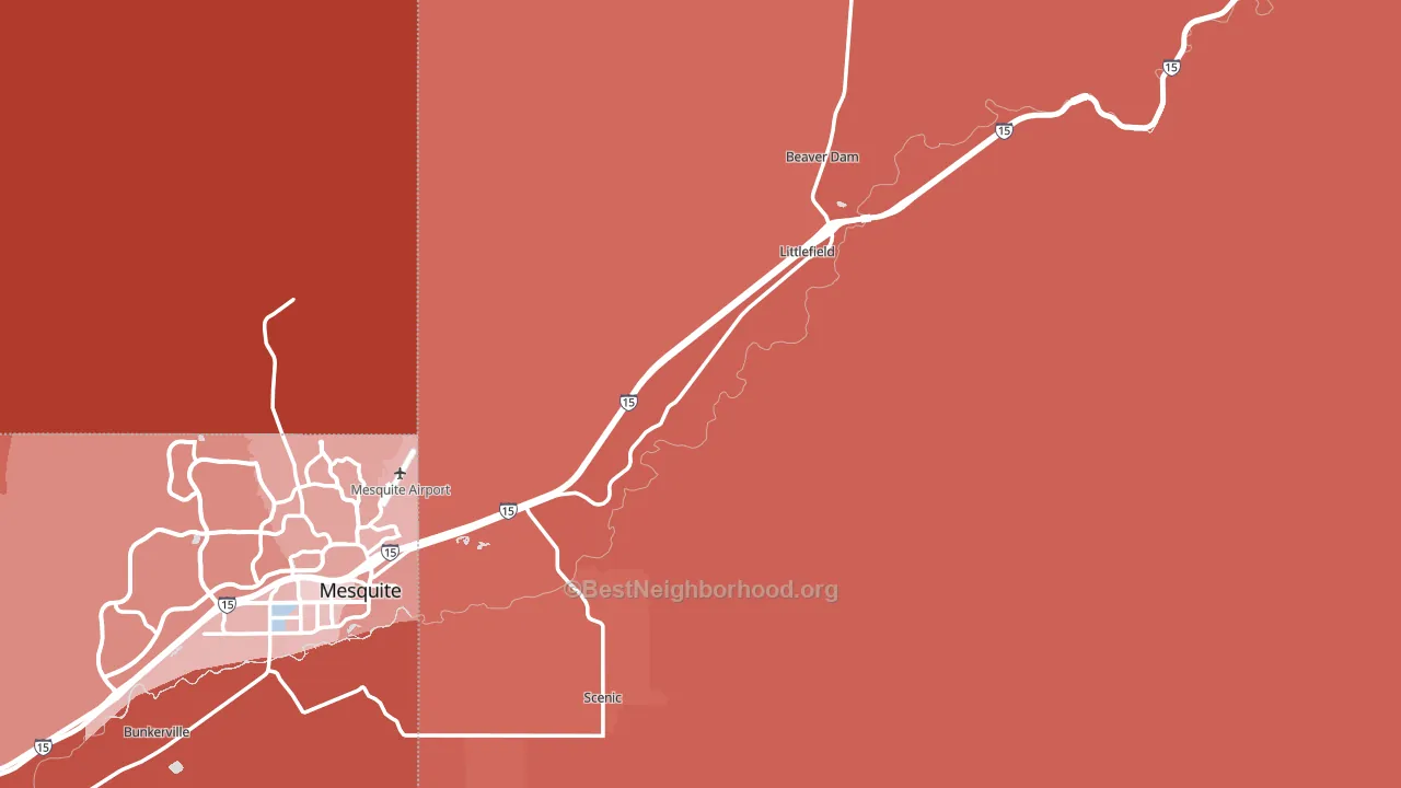 86432, AZ block-group political-lean map