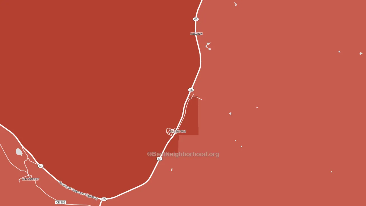 86437, AZ block-group political-lean map