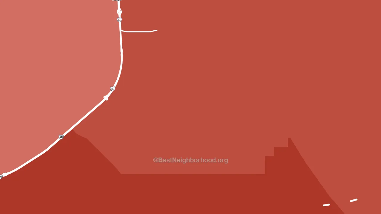 86438, AZ block-group political-lean map