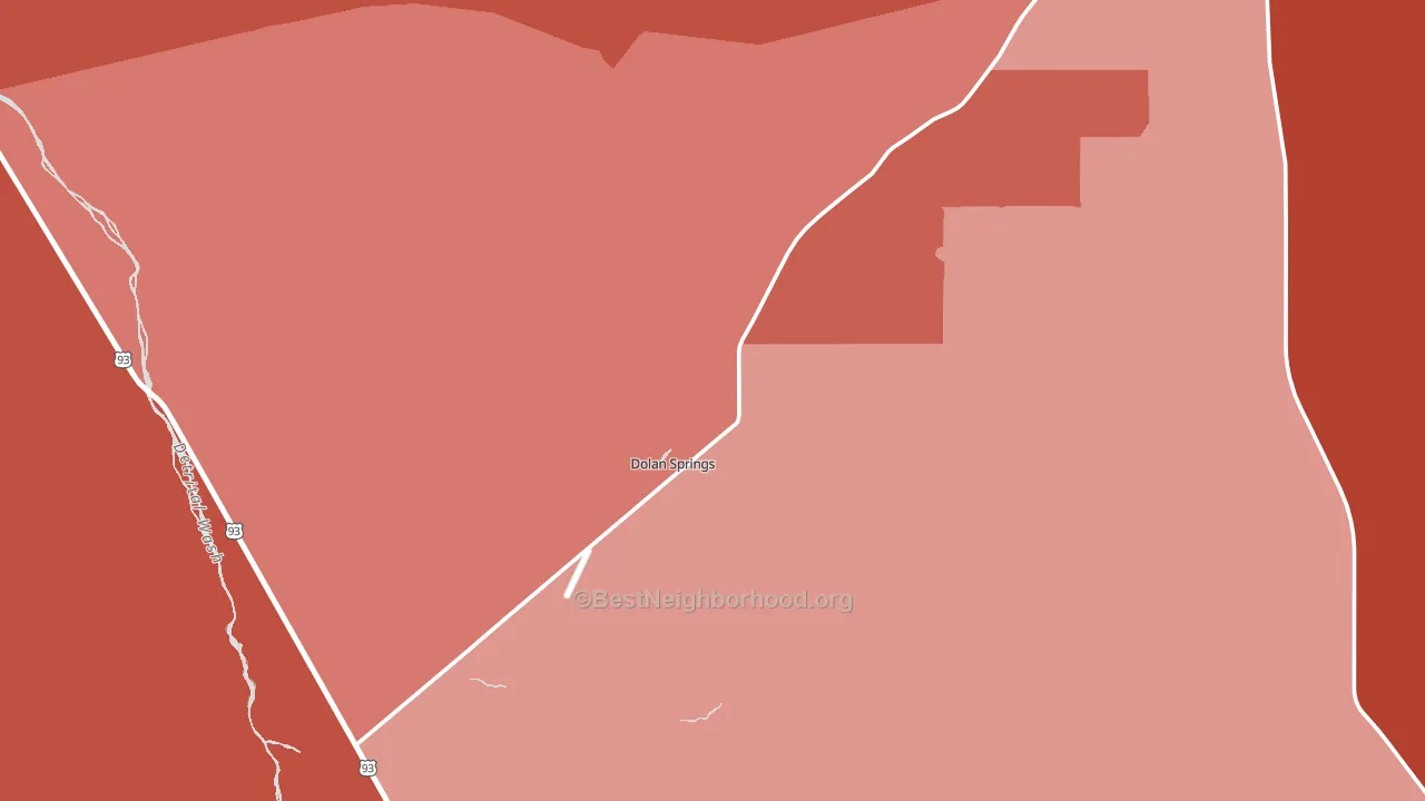 86441, AZ block-group political-lean map