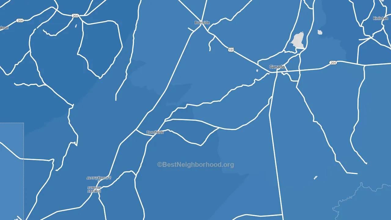 86505, AZ block-group political-lean map