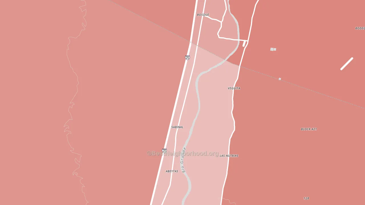 87006, NM block-group political-lean map