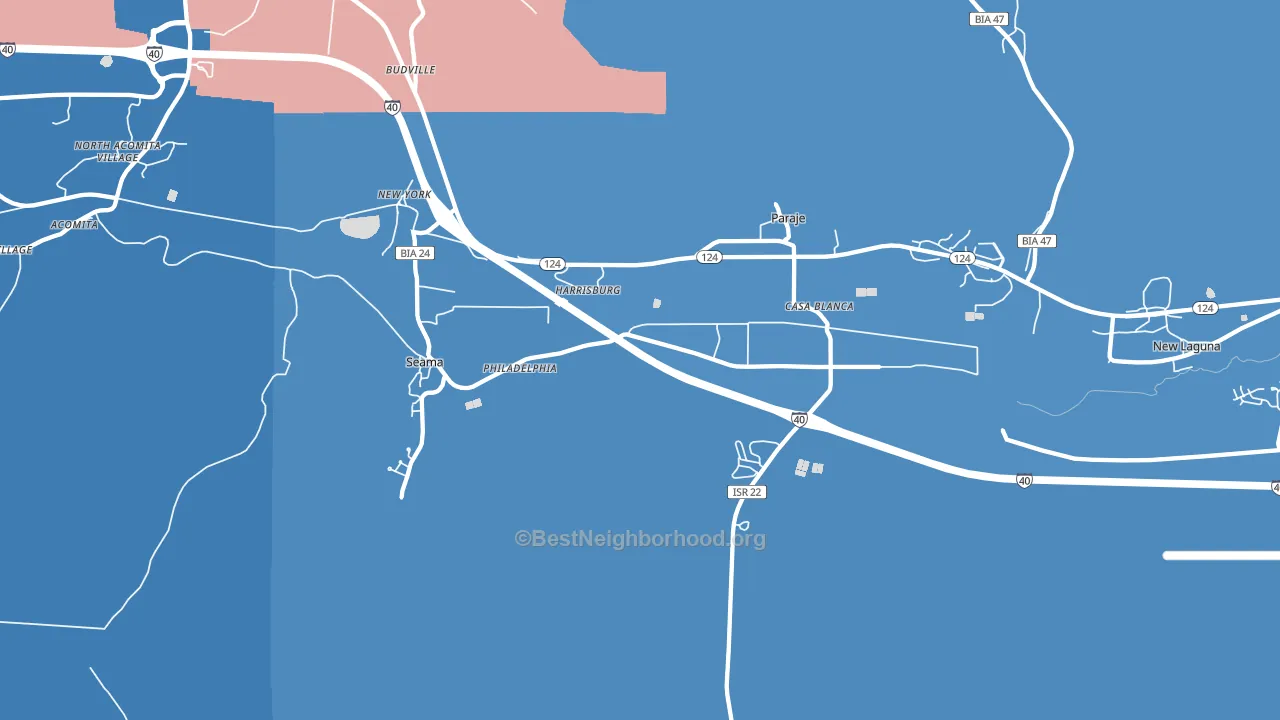 87007, NM block-group political-lean map