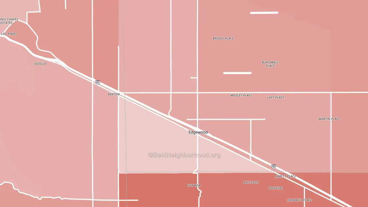 87015, NM block-group political-lean map