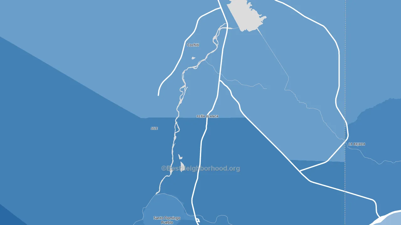 87041, NM block-group political-lean map