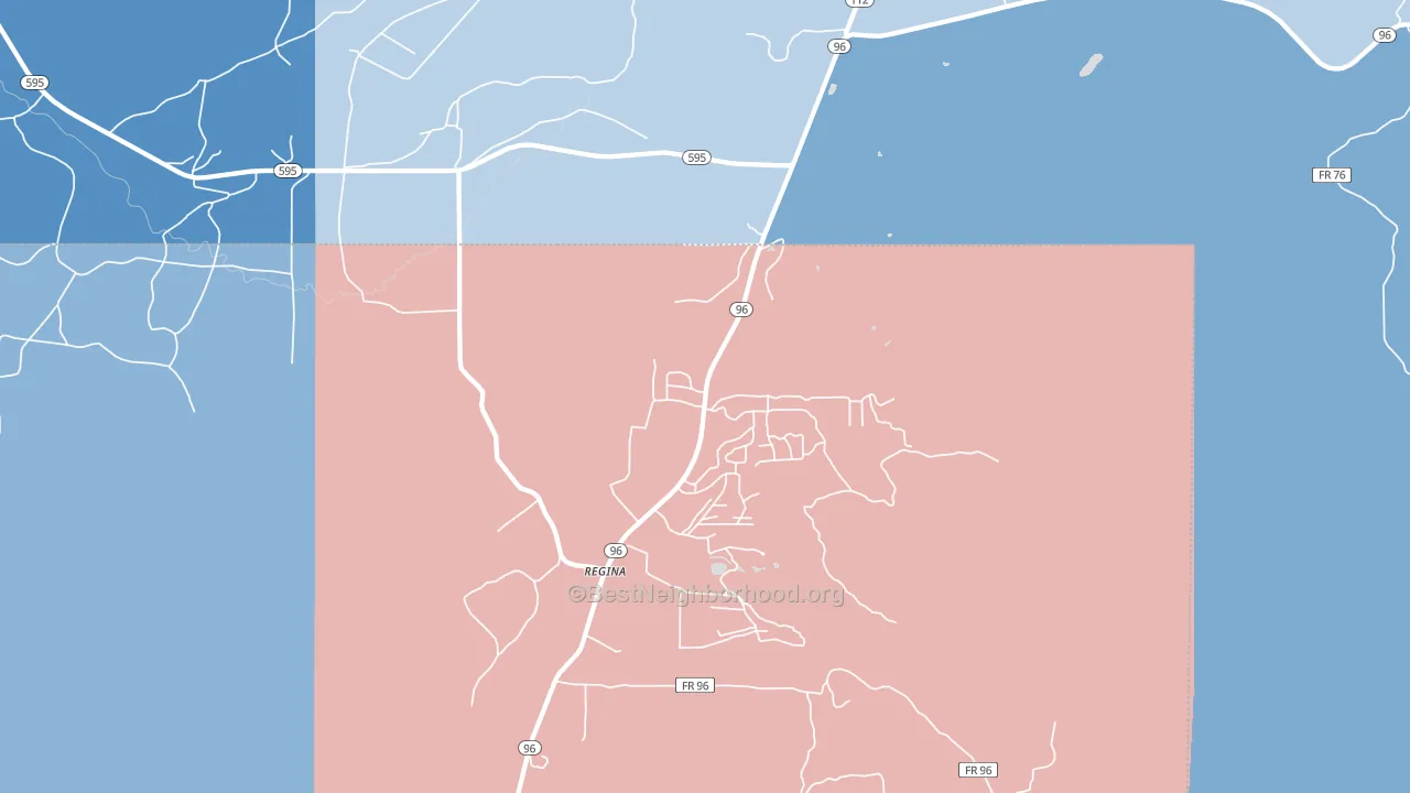 87046, NM block-group political-lean map