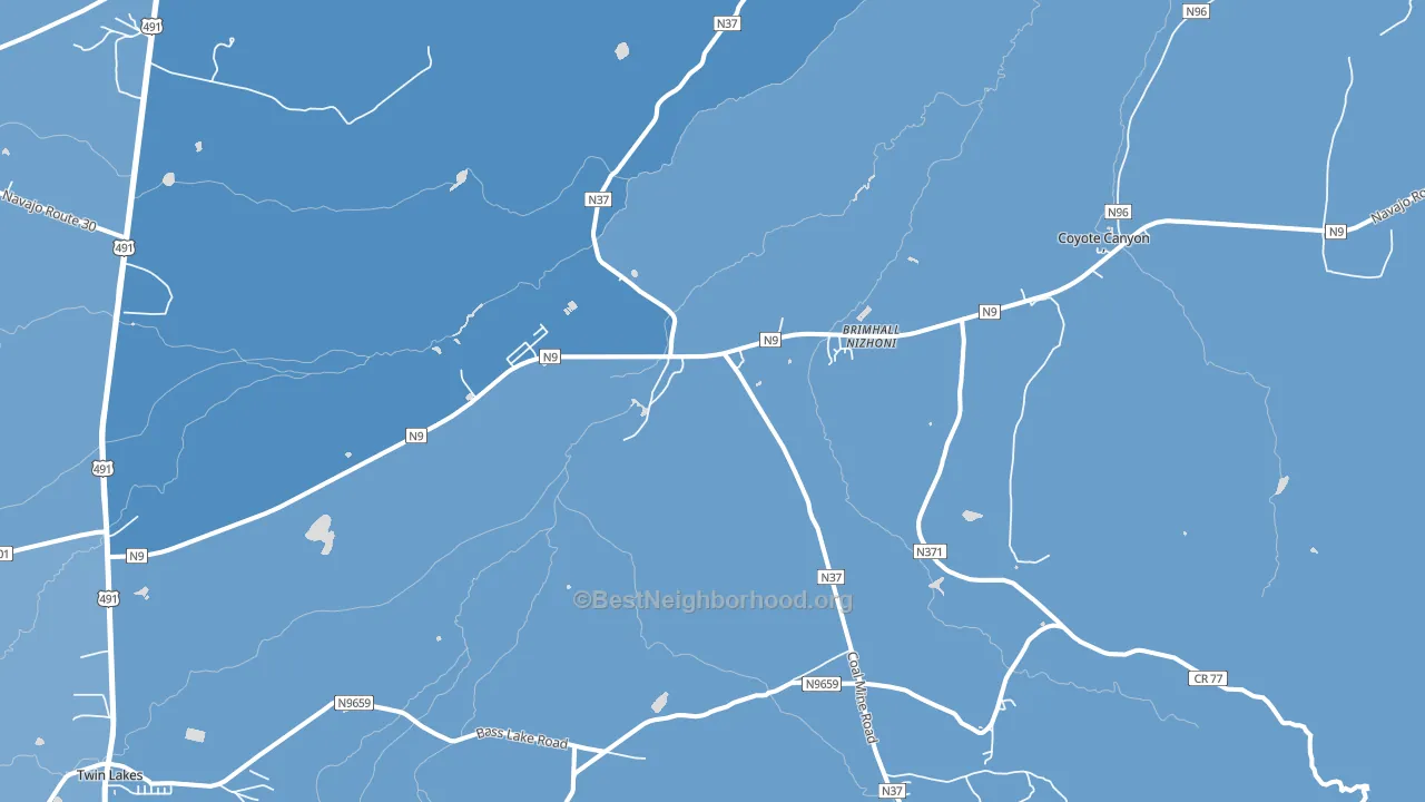 87310, NM block-group political-lean map