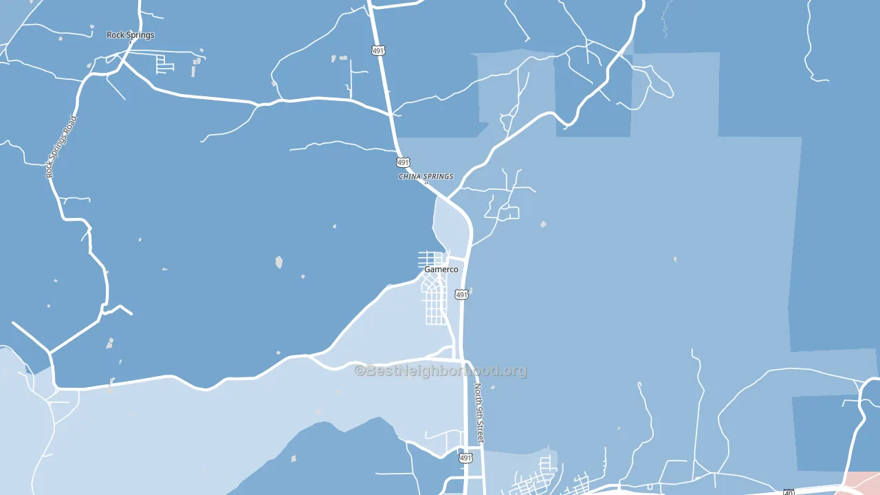 87317, NM block-group political-lean map