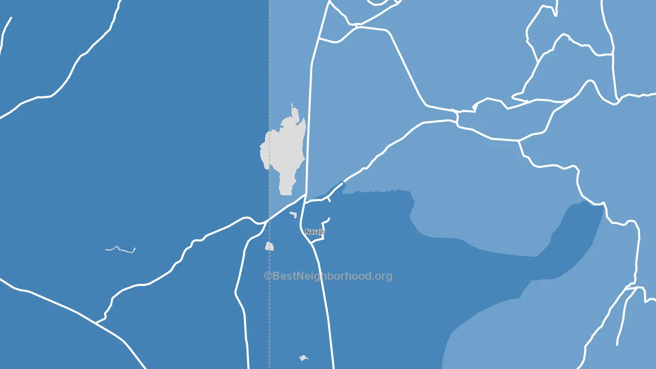 87328, NM block-group political-lean map