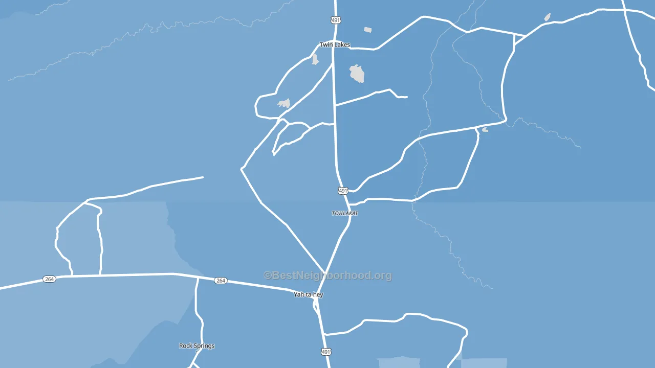 87375, NM block-group political-lean map