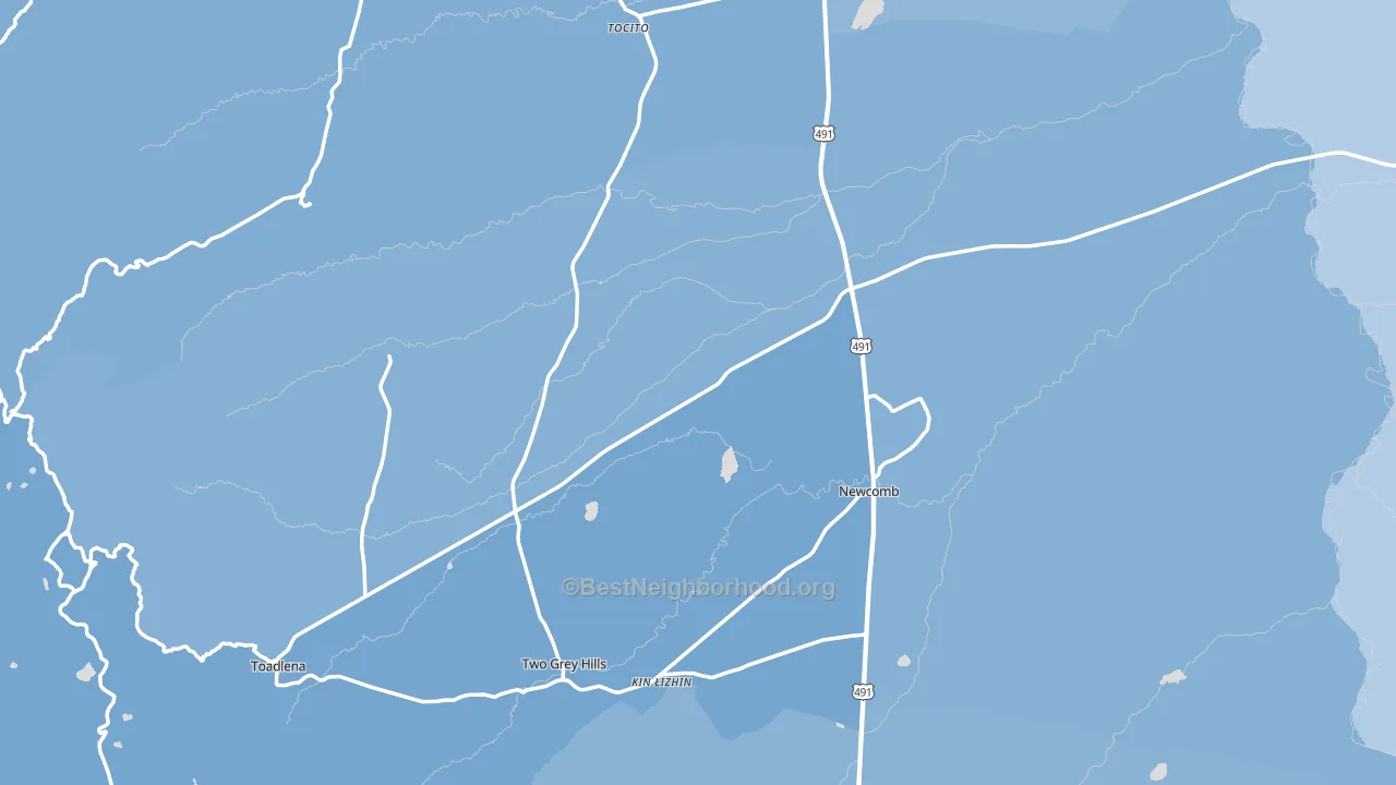87455, NM block-group political-lean map