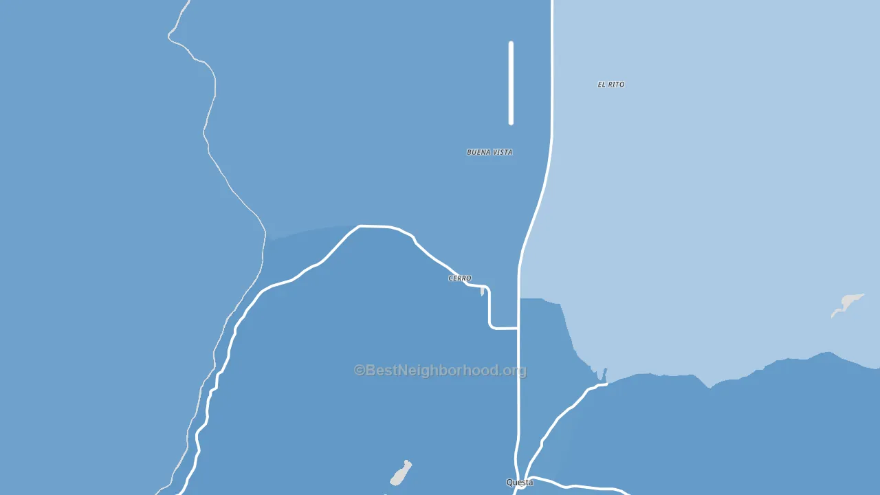 87519, NM block-group political-lean map